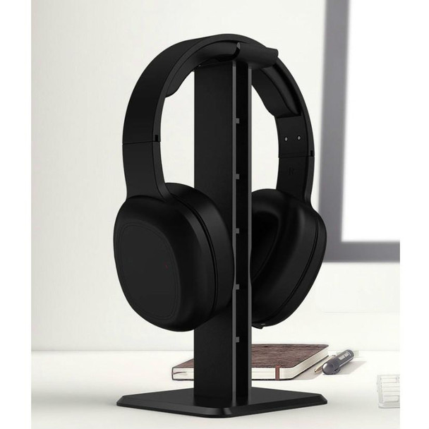 2 PCS Headphone Desktop Stand Display Shelf(Black )