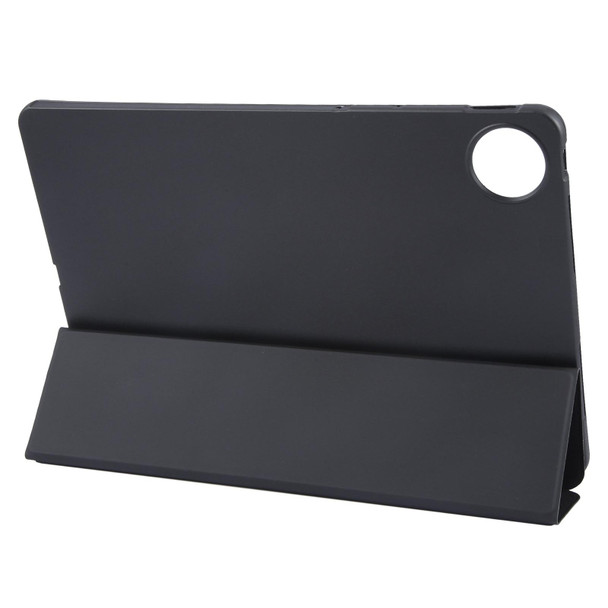 For Huawei MatePad Pro 13.2 Tri-fold Silicone Leather Tablet Case(Black)