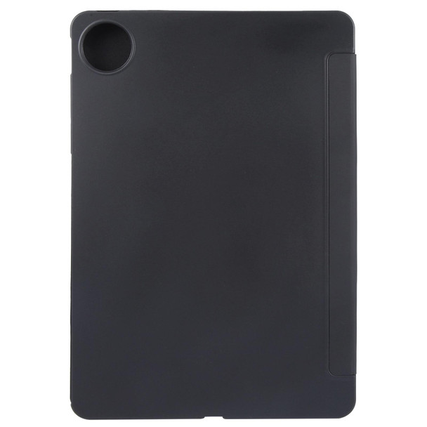 For Huawei MatePad Pro 13.2 Tri-fold Silicone Leather Tablet Case(Black)