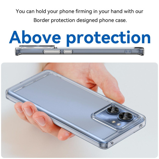 For Motorola Edge 2023 US Candy Series TPU Phone Case(Transparent)