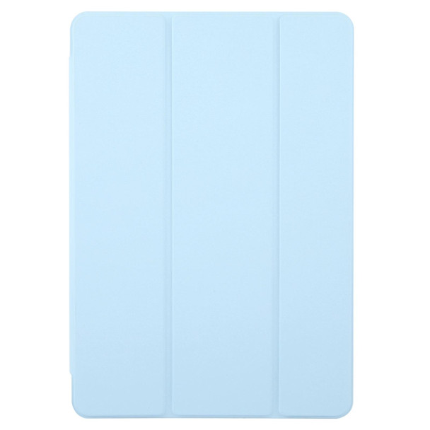 For Huawei MatePad Pro 13.2 Tri-fold Silicone Leather Tablet Case(Ice Blue)