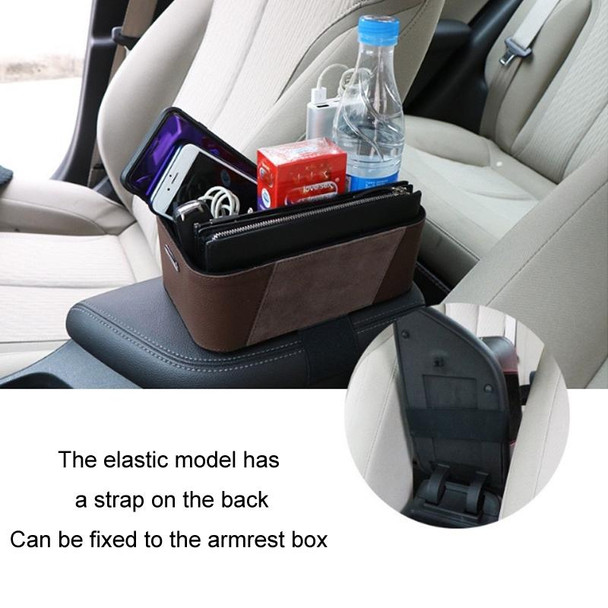 Car Multifunctional Dashboard Armrest Box Water Cup Storage Box, Color: Small Black