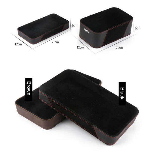 Car Multifunctional Dashboard Armrest Box Water Cup Storage Box, Color: Small Black