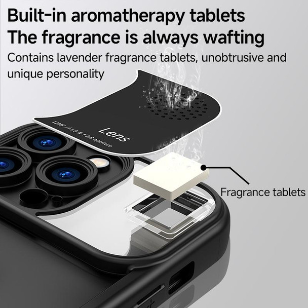 For iPhone 14 Pro Aromatherapy Liquid Silicone Phone Case(Purple)