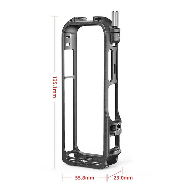 For Insta360 X4 AMagisn Metal Protective Housing Frame 2 Claws Rabbit Cage