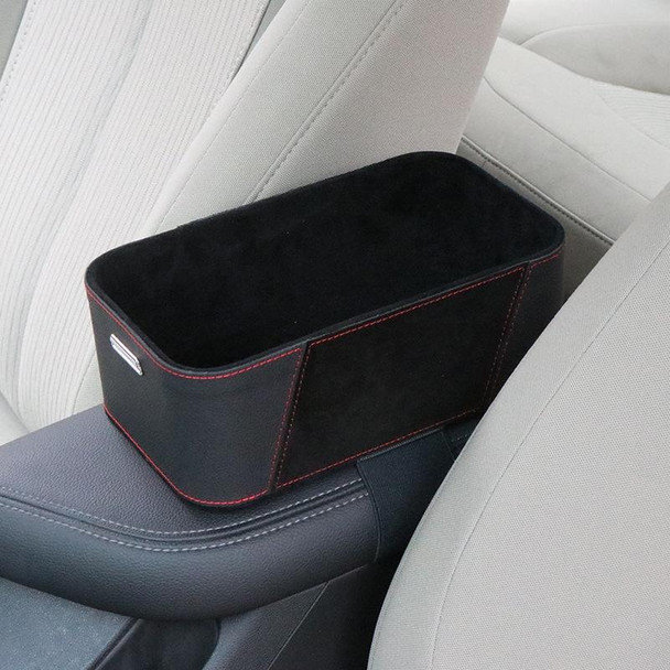 Car Multifunctional Dashboard Armrest Box Water Cup Storage Box, Color: Large Black