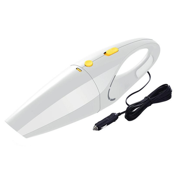 High Power Car Mini Powerful Vacuum Cleaner, Style: Car Type (Ivory White)