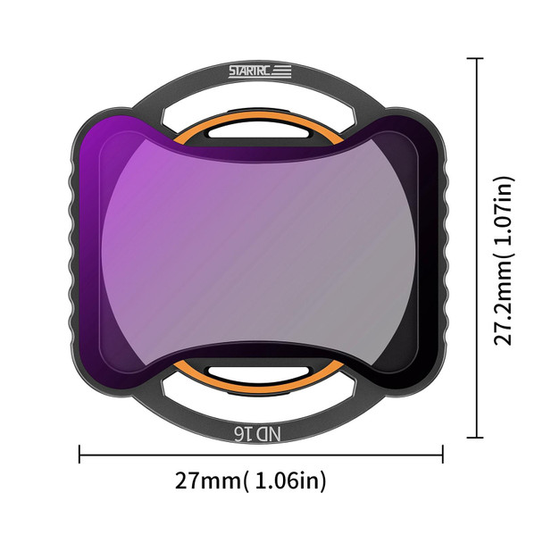 For DJI Avata 2 STARTRC Drone Lens Filter, Lens:3 in 1 ND8/16/32