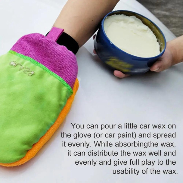 15x24cm 3 in 1 Multifunctional Car Waxing Thickened Cleaning Gloves