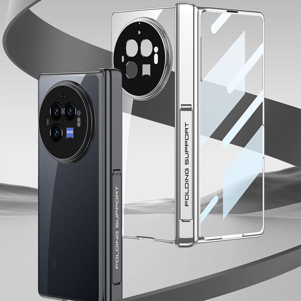 For vivo X Fold3 GKK Integrated Magnetic Fold Hinge Shockproof Phone Case(Silver)