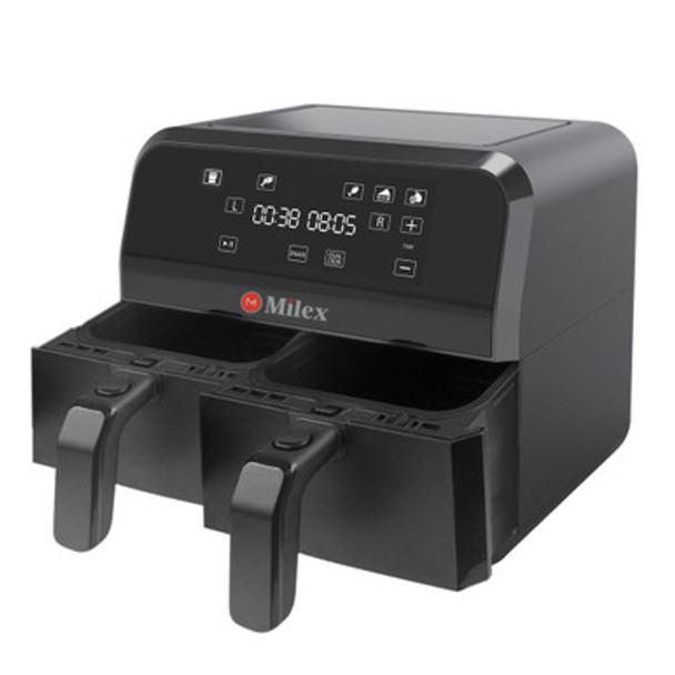 Milex Dual Air Fryer - Open Box (Grade A)