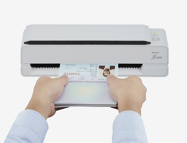 A4 40ppm/80ipm Duplex ADF + Single Feed (Return Scan) USB3.2 LED Workgroup Scanner Ricoh