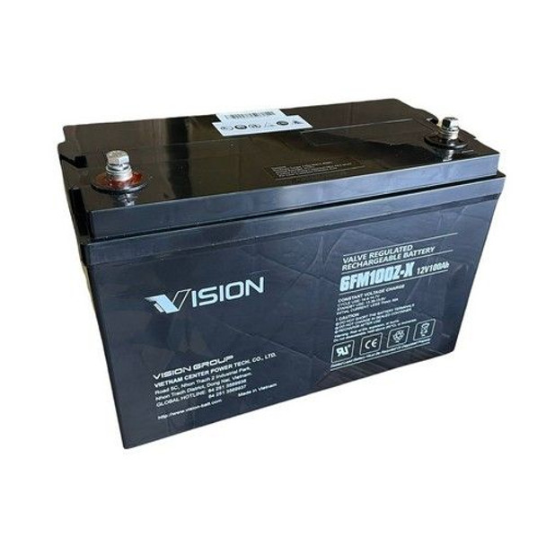 100AH 12V Deep Cycle AGM Battery (eXtra Heavy Duty 6FM100Z-X)