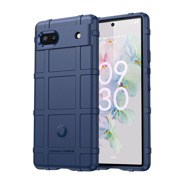 Google Pixel 6a Full Coverage Shockproof TPU Phone Case(Blue)