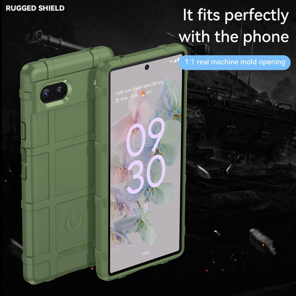 Google Pixel 6a Full Coverage Shockproof TPU Phone Case(Green)