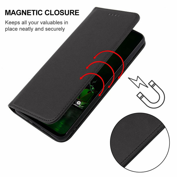 For Redmi K70 Pro Lamborghini Magnetic Closure Leather Phone Case(Black)