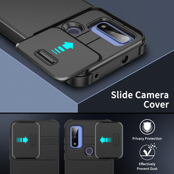For Motorola Edge+ 2023 / Edge 40 Pro Sliding Camshield TPU + PC Phone Case(Pink)