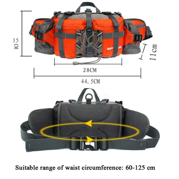 5L Outdoor Sports Multifunctional Cycling Hiking Waist Bag Waterproof Large-Capacity Kettle Bag, Size: 28.5 x 15 x 13cm(Sky Blue)