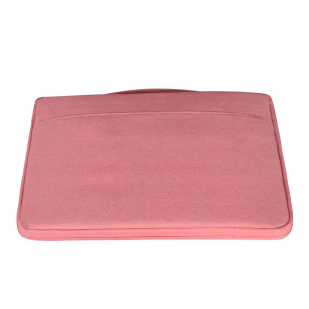 15.4 inch Fashion Casual Polyester + Nylon Laptop Handbag Briefcase Notebook Cover Case, - Macbook, Samsung, Lenovo, Xiaomi, Sony, DELL, CHUWI, ASUS, HP (Pink)