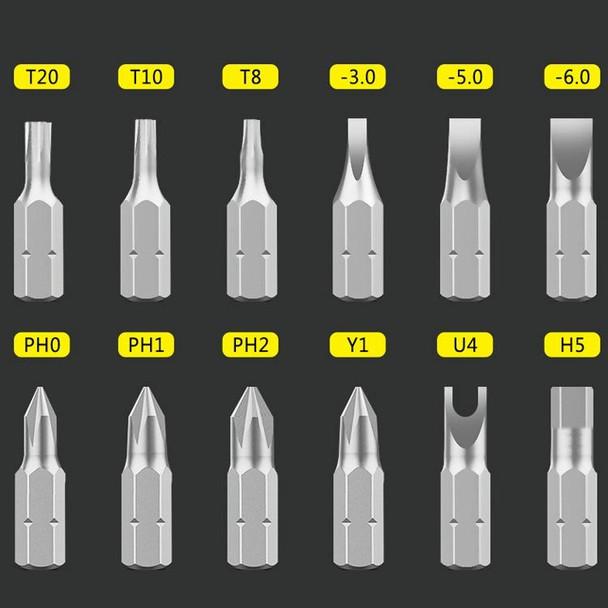 13 In 1 Labor-Saving Ratchet Multi-Purpose Screwdriver Set Household Hardware Tools Manual Screwdriver(290B13)