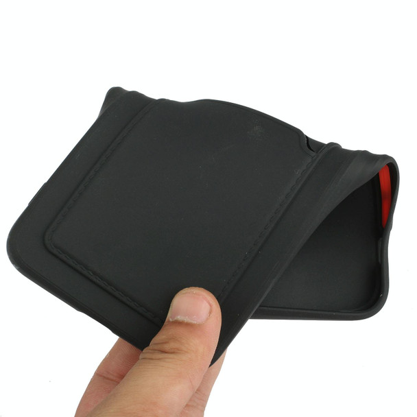 Samsung Galaxy S20 FE Card Slot Design Shockproof TPU Protective Case(Black)