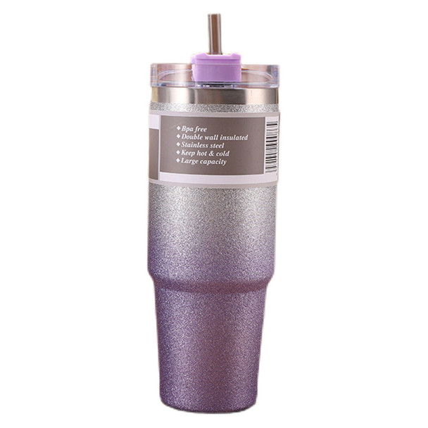 620ml or 890ml Stainless Steel Glitter Insulated Bottle