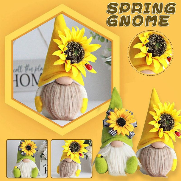 Sunflower Faceless Doll Ornaments Yellow