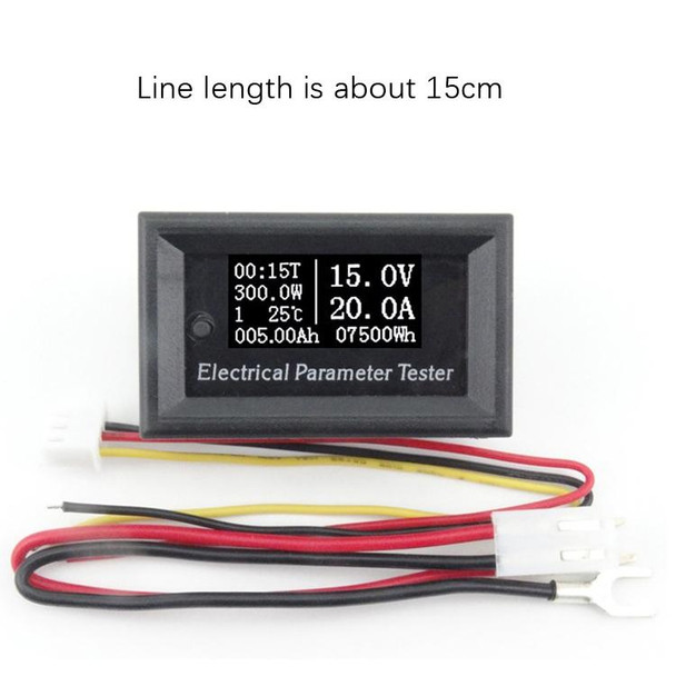 OLED 50A / 100A Universal Voltage Current Power Meter(Separate Meter)