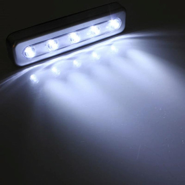 5 LEDs High Lighting Long Touch Light LED Night Light Pat Lamp(White)