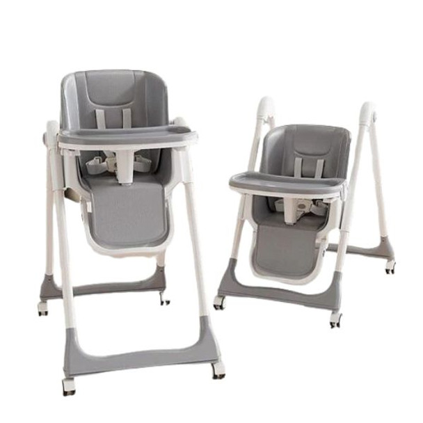 Adjustable Baby High Chair with Wheels