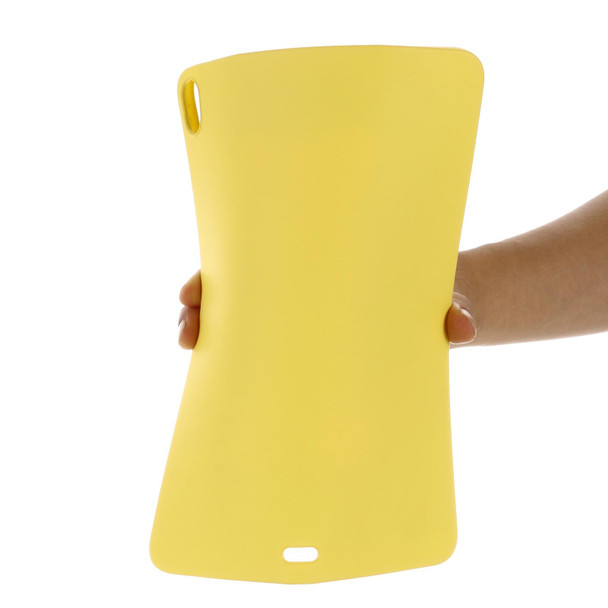 Solid Color Liquid Silicone Shockpoof Tablet Case - iPad Air 2022 / 2020 10.9(Yellow)