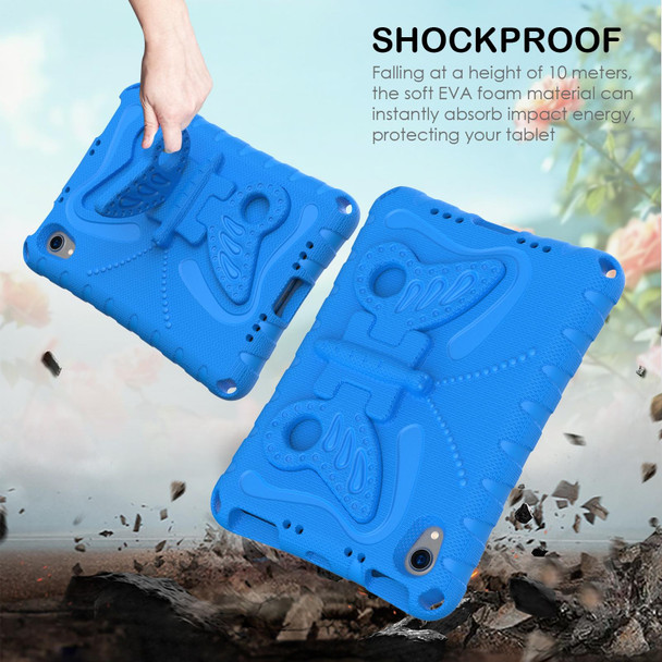 For iPad mini 6 Butterfly Bracket EVA Shockproof Tablet Case(Blue)