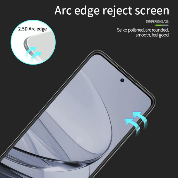 For ZTE Axon 60 Ultra PINWUYO 9H 2.5D Full Screen Tempered Glass Film(Black)