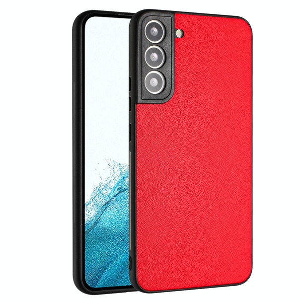 For Samsung Galaxy S22+ 5G R20 Leather Pattern Phone Single Case(Red)