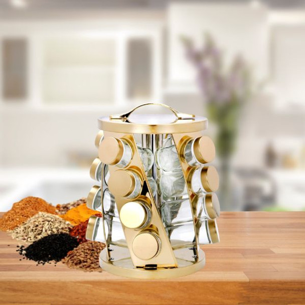 Gold Seasoning Spice Rack