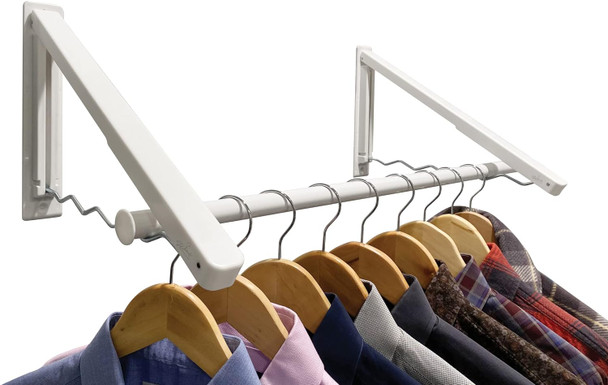 2 Piece Retractable Clothes Hanger