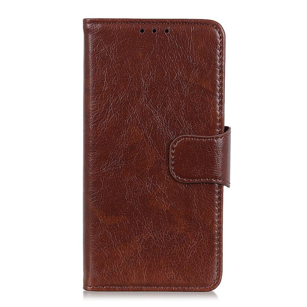 For Sony Xperia 1 IV Nappa Texture Flip Leather Phone Case(Brown)