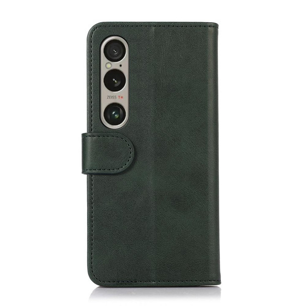 For Sony Xperia 1 IV Cow Texture Leather Phone Case(Green)