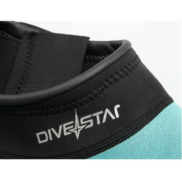 DIVESTAR 3mm Women One-piece Wetsuit Long-sleeved Warm Surfing and Snorkeling Clothes, Size: S(Black Blue)