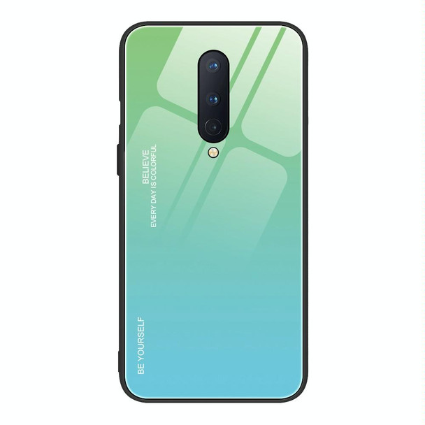 OnePlus 8 Gradient Color Glass Case(Sky Blue)