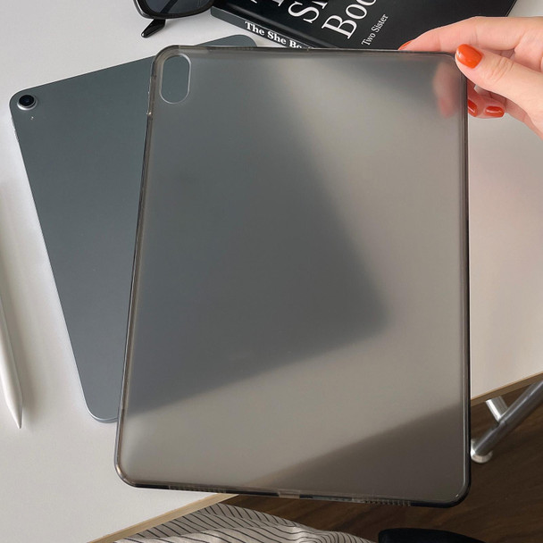 For iPad mini 6 Skin-feeling Crystal Clear Acrylic Tablet Case(Black)