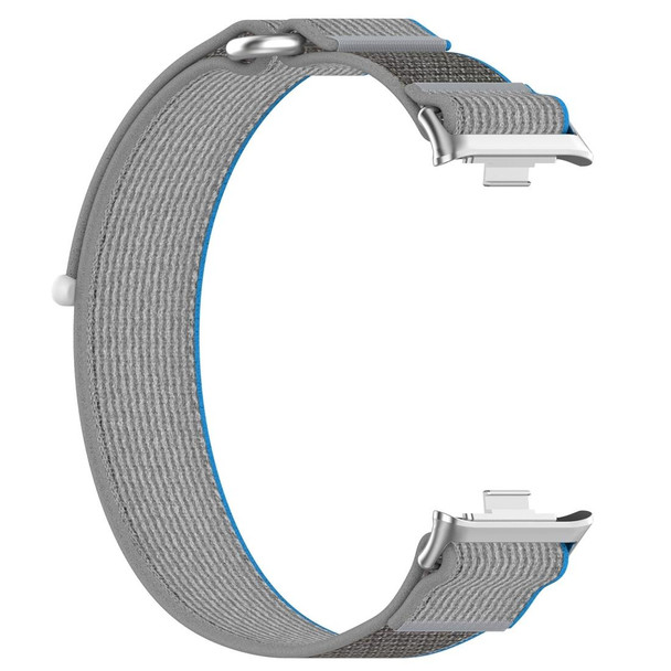 For Xiaomi Band 8 Pro / Redmi Watch 4 Loop Nylon Watch Band(Blue Grey)