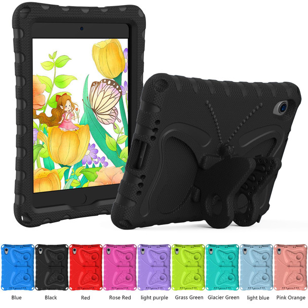 For iPad mini 6 Butterfly Bracket EVA Shockproof Tablet Case(Black)