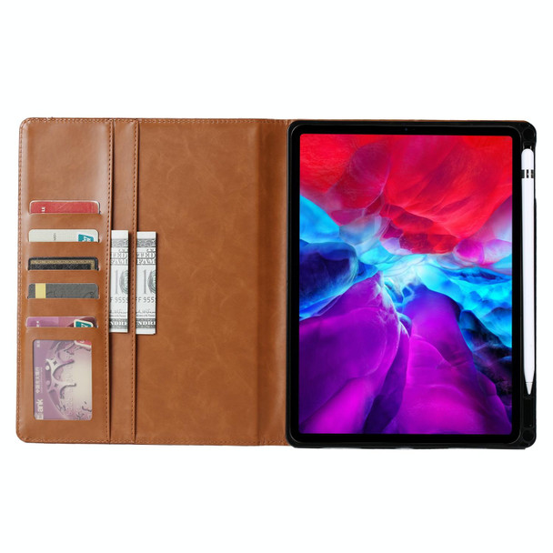 For iPad Pro 11 2024 Knead Skin Texture Horizontal Flip Leather Smart Tablet Case(Black)