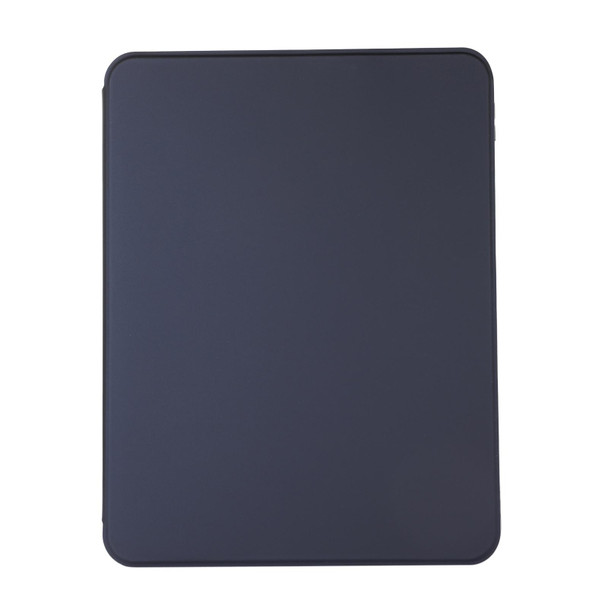 For iPad Pro 13 2024 2 in 1 Acrylic Split Rotating Leather Tablet Case(Dark Blue)