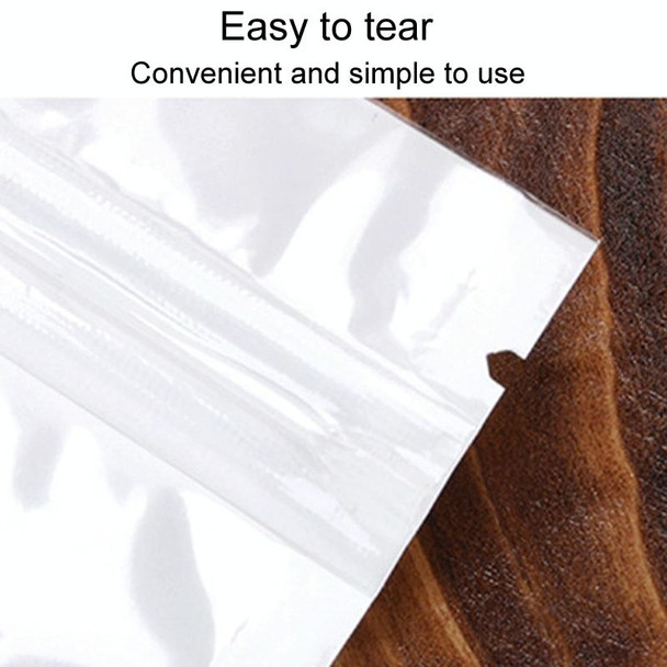 8 x 11cm 100pcs Pearlescent Film Packaging Ziplock Bag Translucent Plastic Self-Sealing Bags