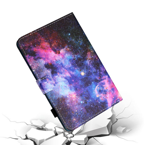 For iPad Pro 11 2024 Coloured Drawing Stitching Smart Leather Tablet Case(Starry Sky)