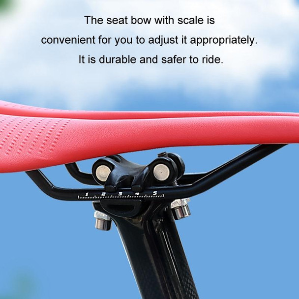 TOSEEK Mountain Bike Saddle Road Bicycle Seat Accessories, Color: Black