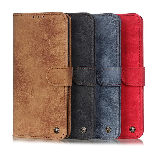 OnePlus 9 Pro Antelope Texture Magnetic Buckle Horizontal Flip PU Leather Case with Card Slots & Wallet & Holder(Brown)