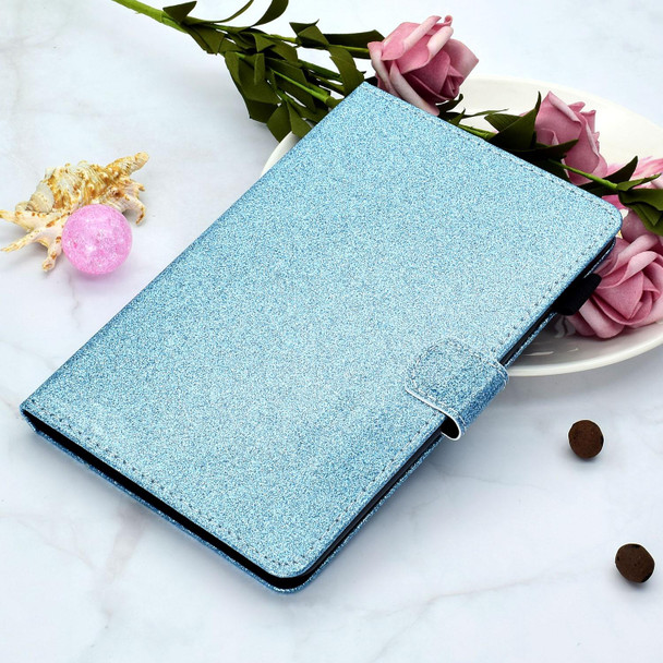 For iPad Pro 11 2024 Glitter Smart Leather Tablet Case(Blue)